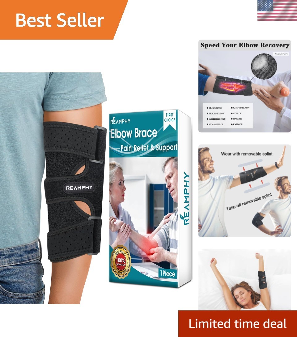 Cubital Tunnel Elbow Brace,Ulnar Nerve Entrapment Brace,Elbow Splint | Comfor…