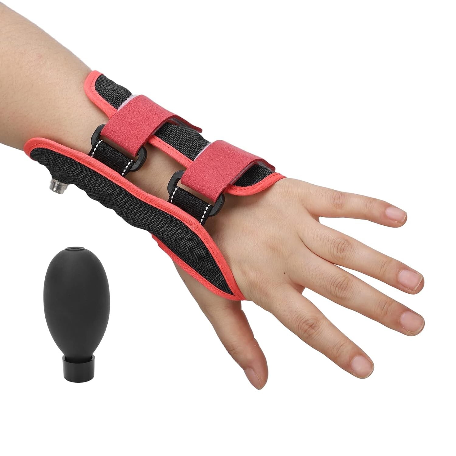 Inflatable Wrist Brace for Carpal Tunnel, (Left Hand)