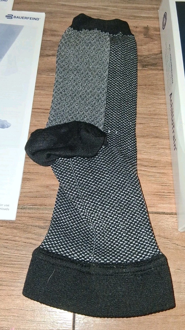 Bauerfeind AchilloTrain Achilles Sehnen Bandage Tendon Support Size 3 Titan READ