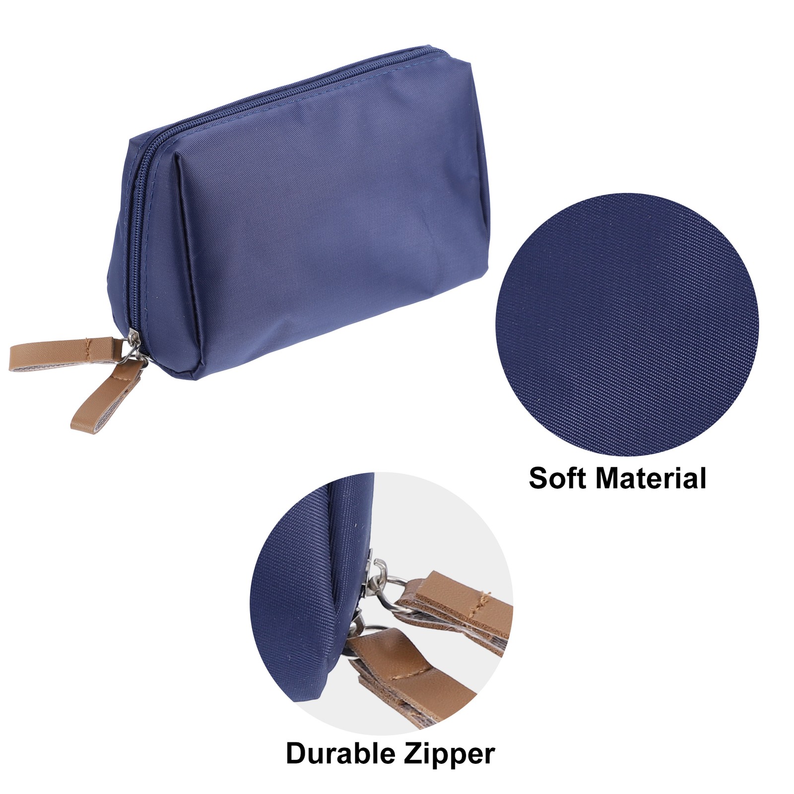 Piece of 1 Travel Makeup Portable Cosmetic Bag Storage Waterproof Nylon PVC