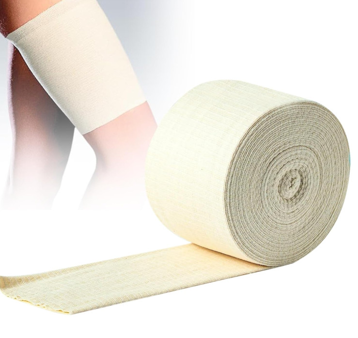 Elasticated Tubular Support Bandage 3.9″ × 5.46 yd – Reusable Cotton Compression