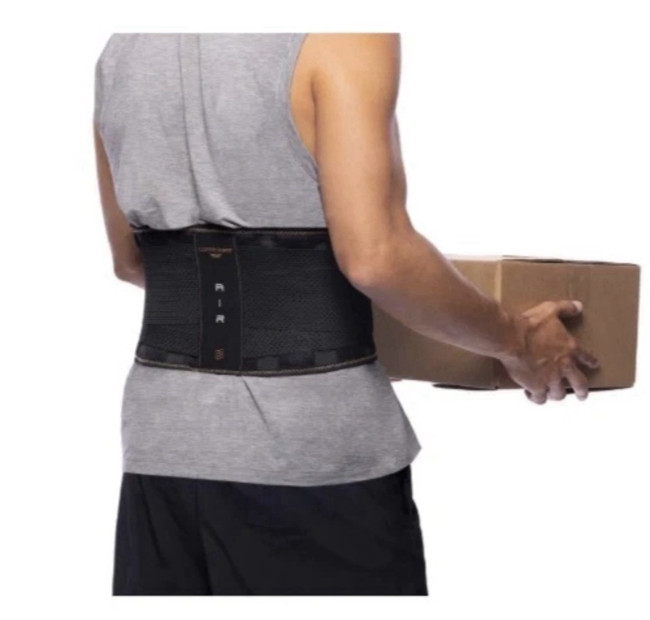 Copper Fit Elite Back Support AirFlow Adjustable Compression Double-Band 30-50″