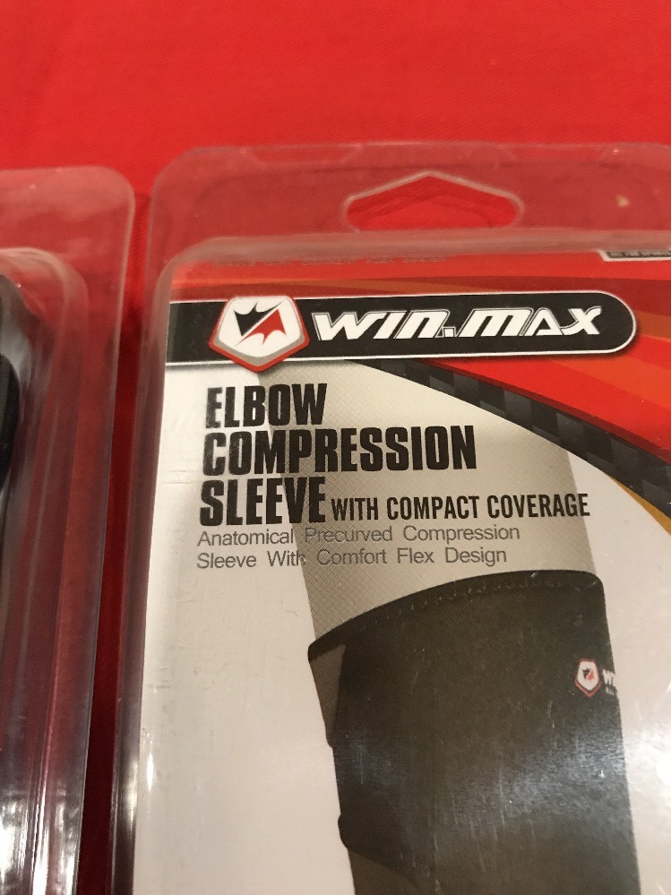 2 NIP Winmax Elbow Support Compression Sleeve With Compact Coverage L
