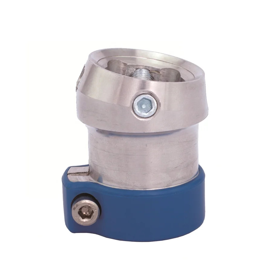 Angled Tube Adapter for Prosthetics Lower Limb, Titanium or Aluminum, M10 Thread