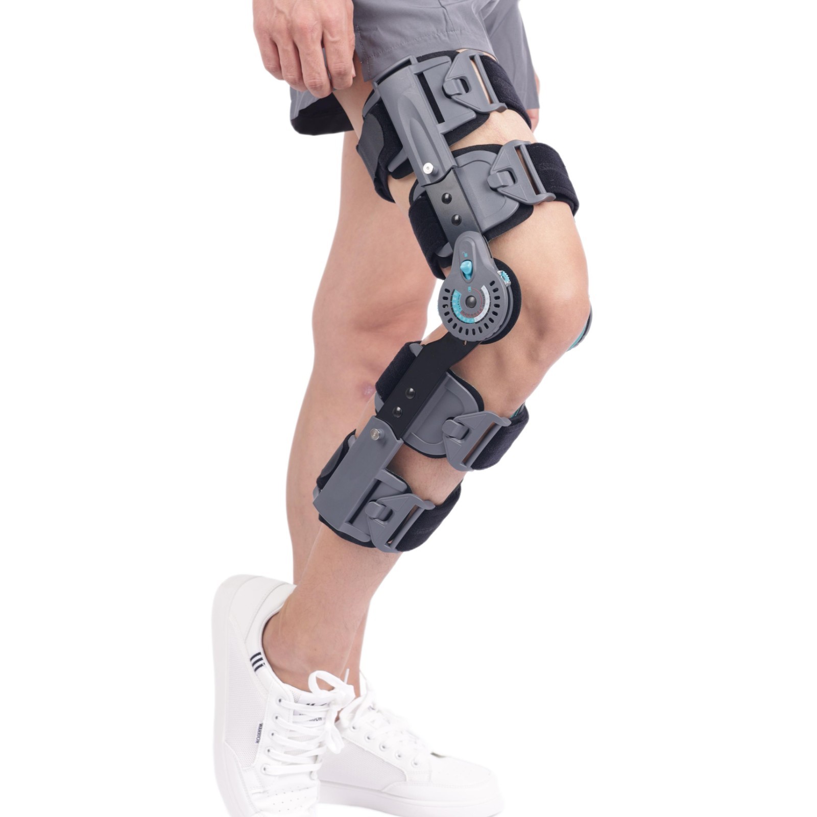 Hinged Immobilizer & Stabilizer for Knee Ligament Injury Recovery,Universal Size