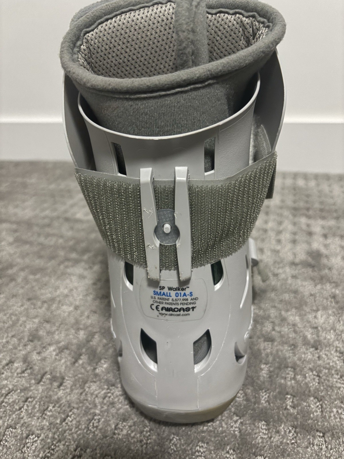 Aircast SP Walker Boot Small 01A-S Gray with Hand Pump