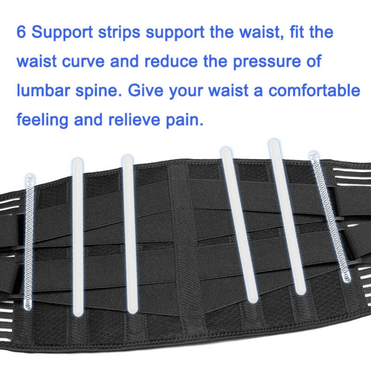 Lower Back Brace Adjustable Lumbar Support Belt Sciatica Pain Relief Men Women