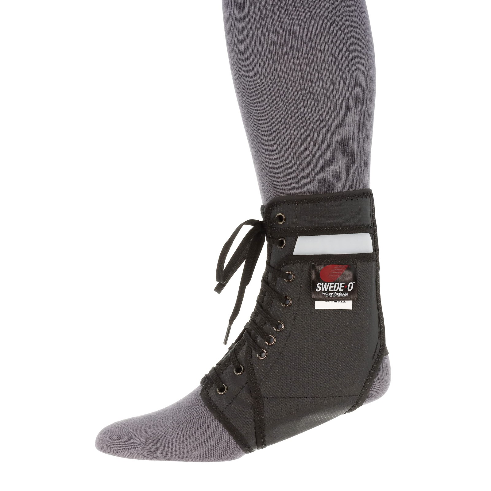 Swede-O Ankle Lok Brace, Black – Medium (Pack of 1),