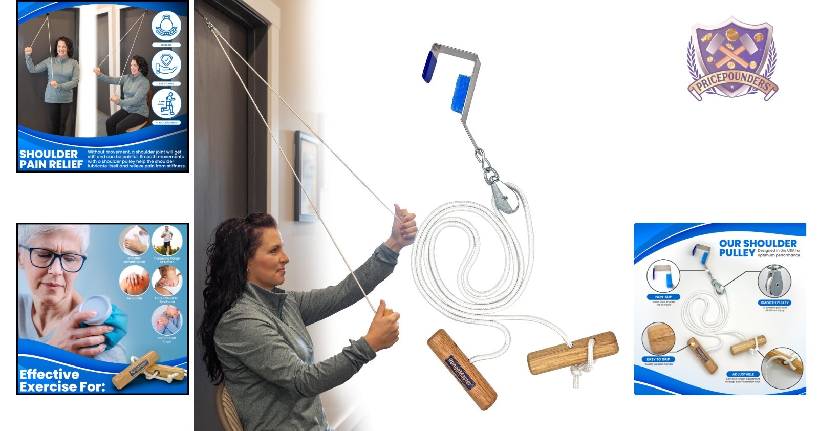Portable Econo Ranger Shoulder Pulley – Aid Post-Surgery, Increase Mobility