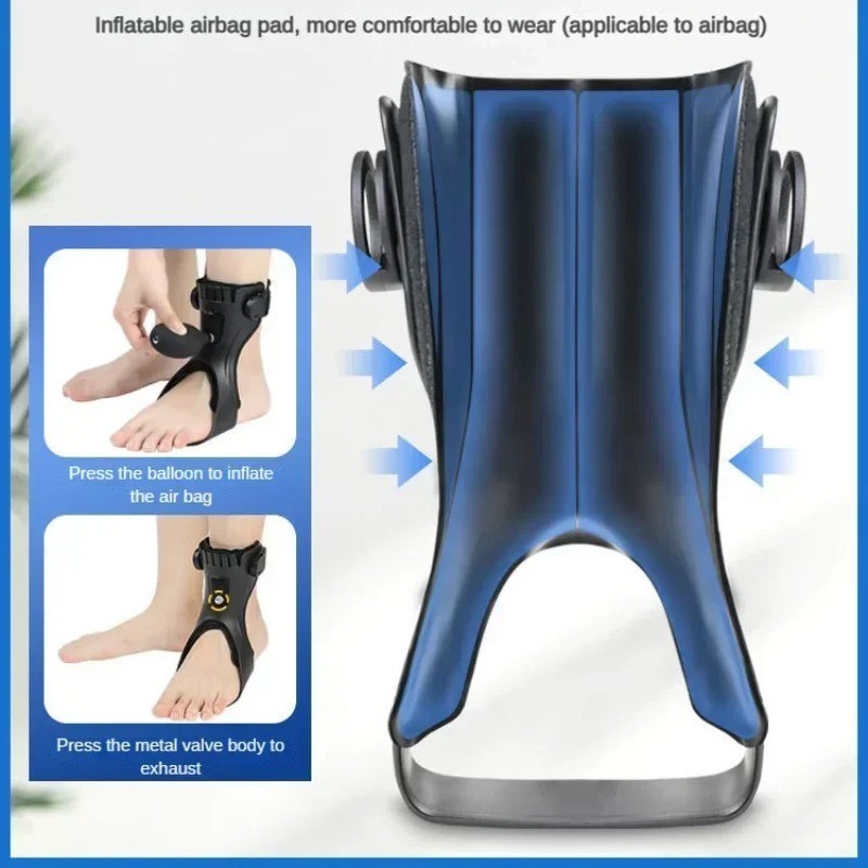 Drop Foot Brace AFO Leaf Spring Splint Ankle Foot Orthosis Support For Stroke