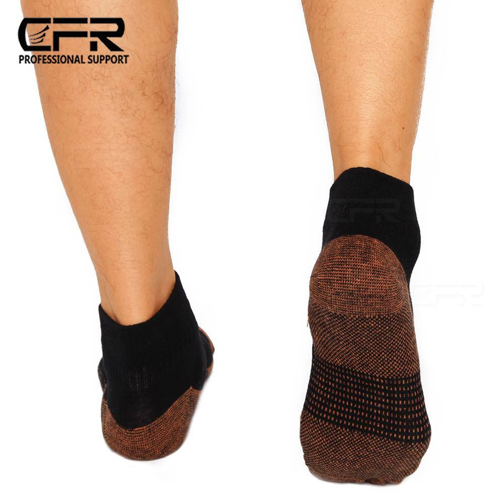 1-3 Pairs Copper Compression Socks Plantar Fasciitis Arch Ankle Running Support
