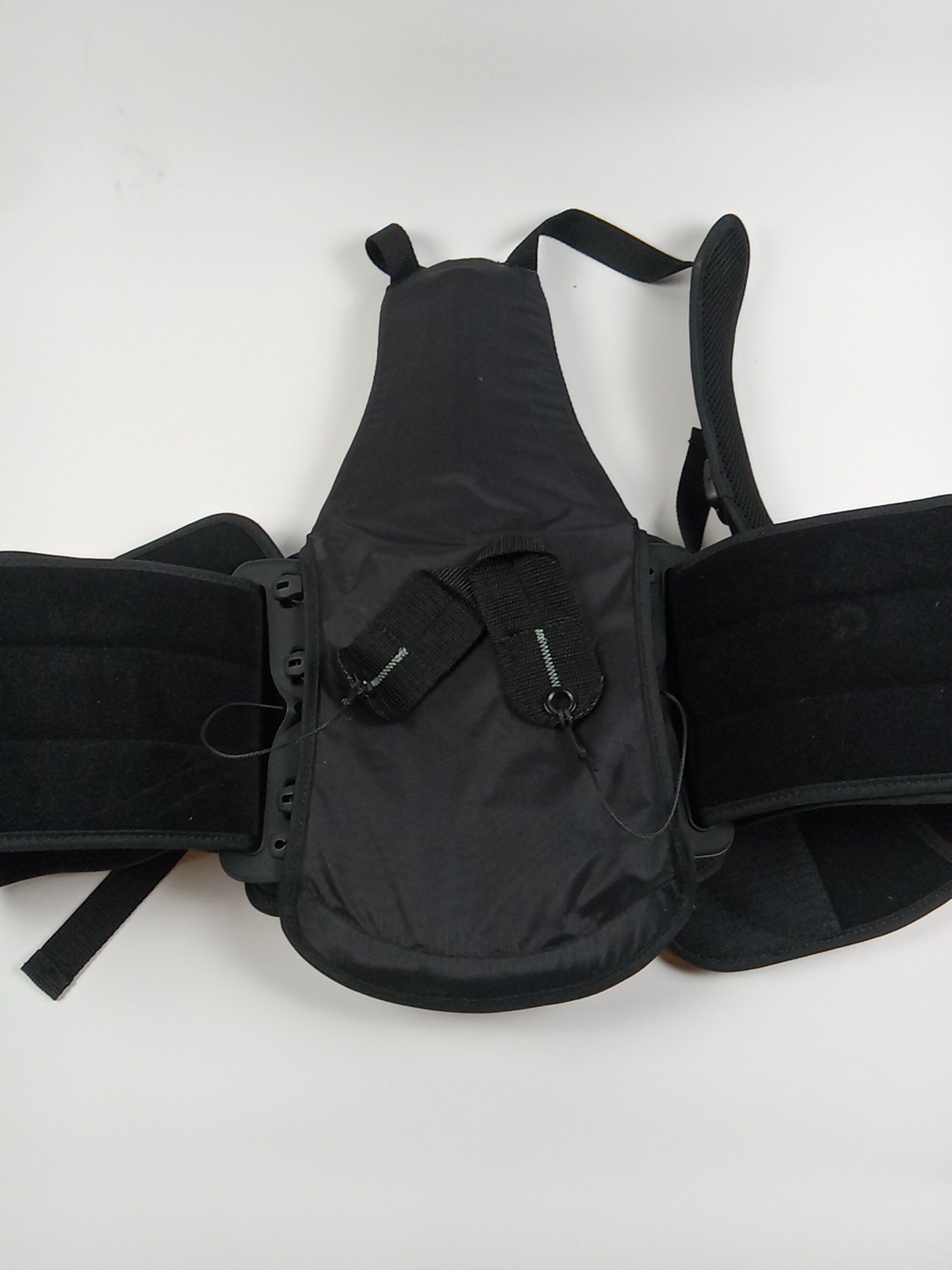Aspen Evergreen Lumbar Support Back Brace Black Adjustable Shoulder Straps
