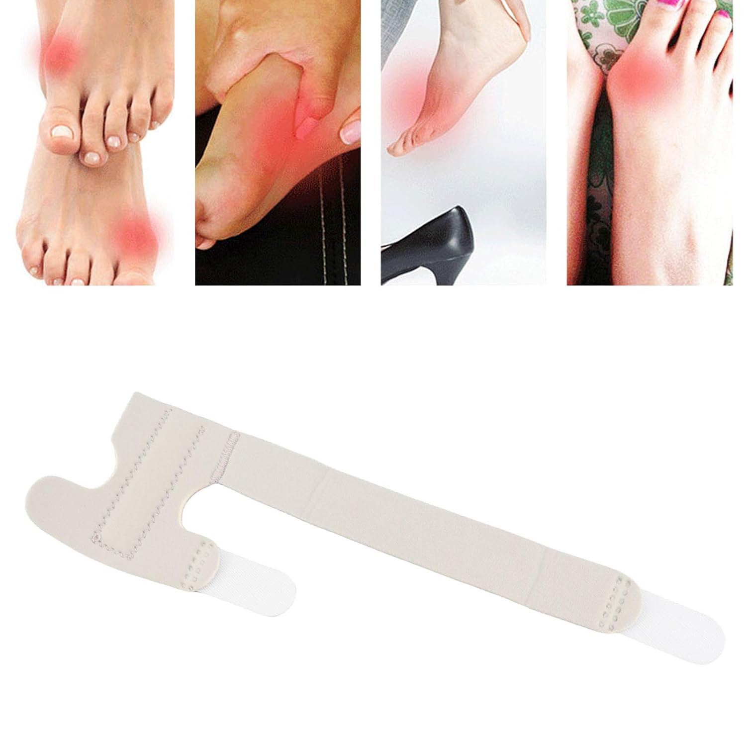Toe Brace Splint, Adjustable Orthopedic Corrector Big Toe Fracture Fixator Strai