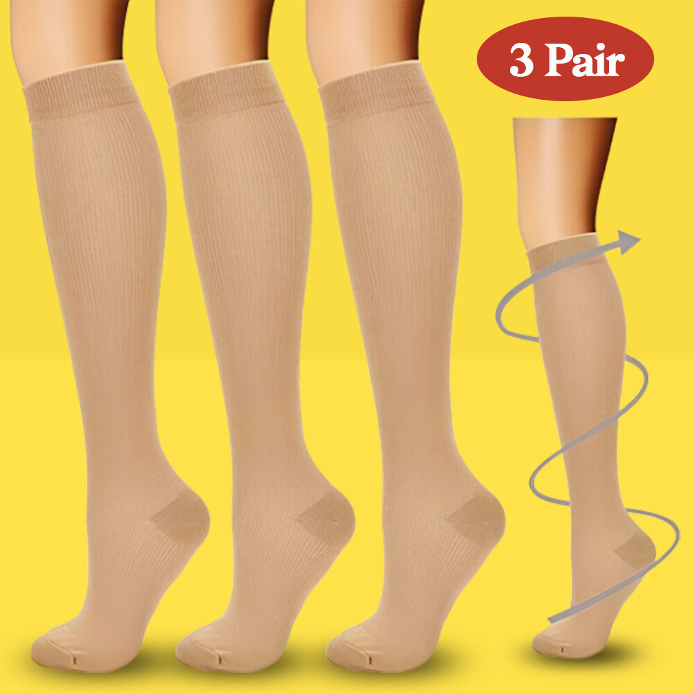 6 Pairs Compression Socks Leg Support Stockings Leg Support Orthopedic Hose Good