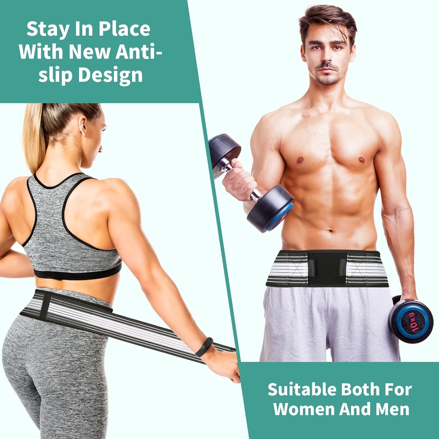 Premium Belt Relieve Lower Back Pain Sciatica Waist Belly Support Belt Men/Women