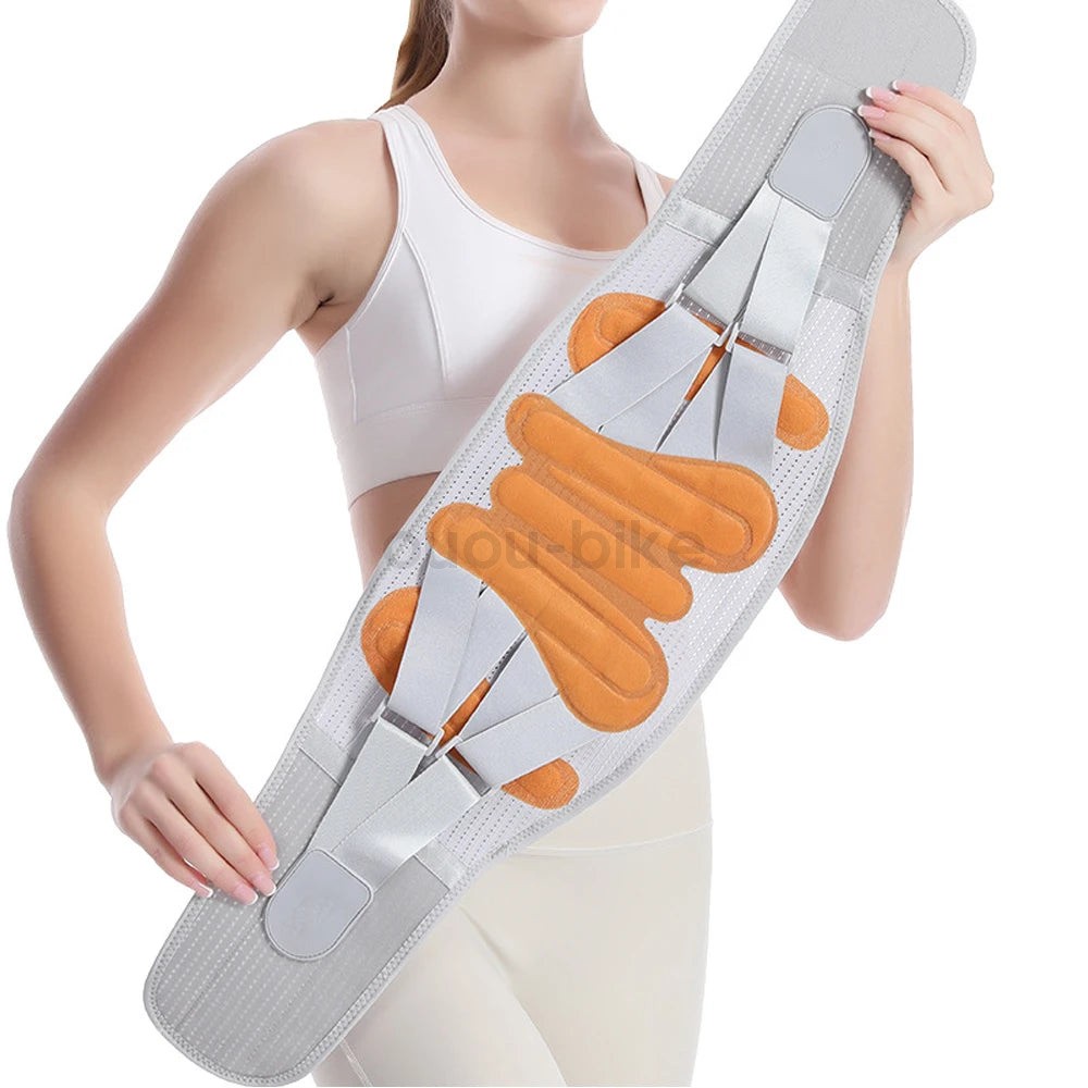 Adjustable Back Support Brace For Lower Back Ache Relief Herniated Disc Sciatica
