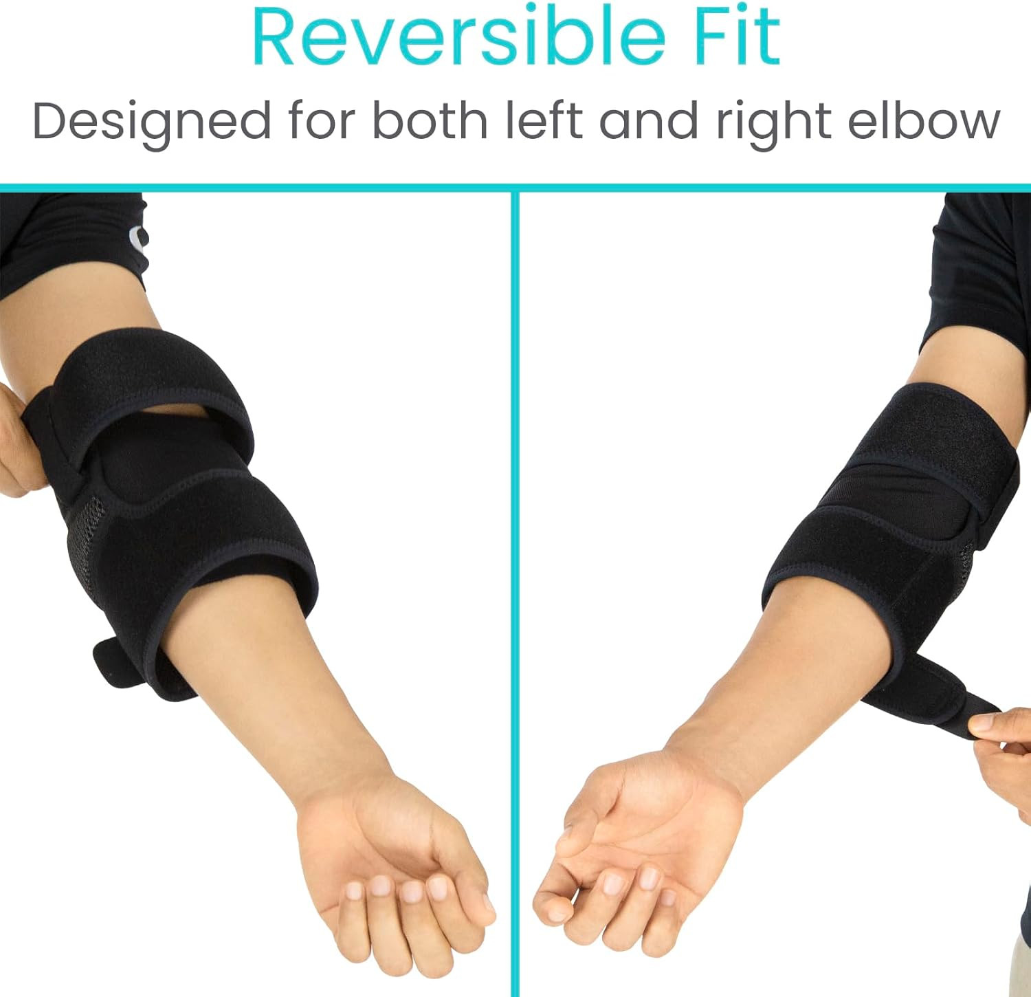 Elbow Brace – Tennis Compression Sleeve – Wrap for Golfers, Bursitis, Left or Ri