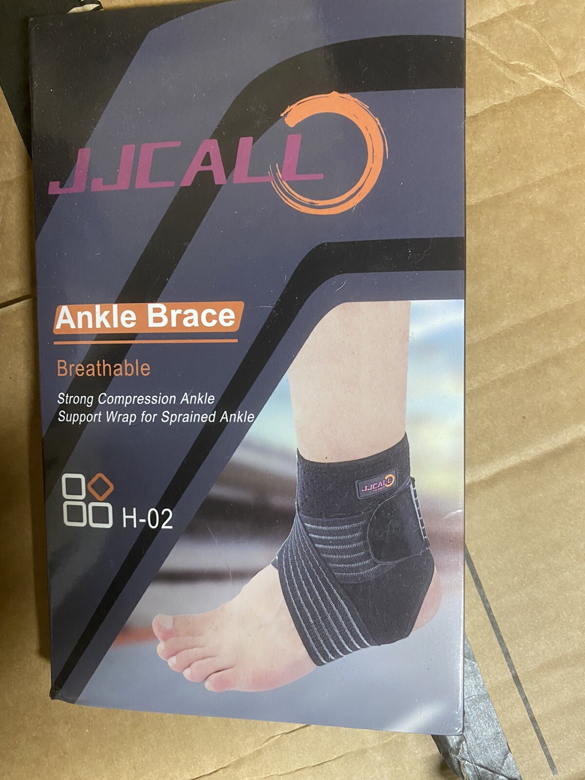 JJCALL Left+right Ankle Support Brace, Adjustable Pression Ankle Used For Sports