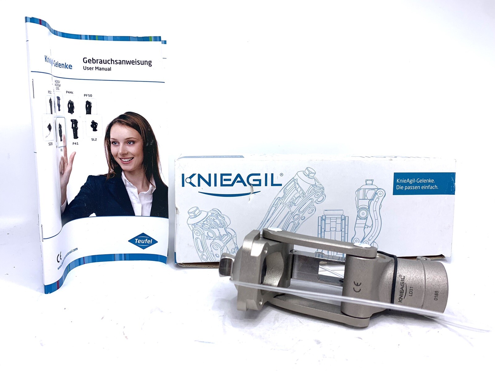 Teufel DAW Knieagil LD31 polycentric safety knee prosthetic Knee. New