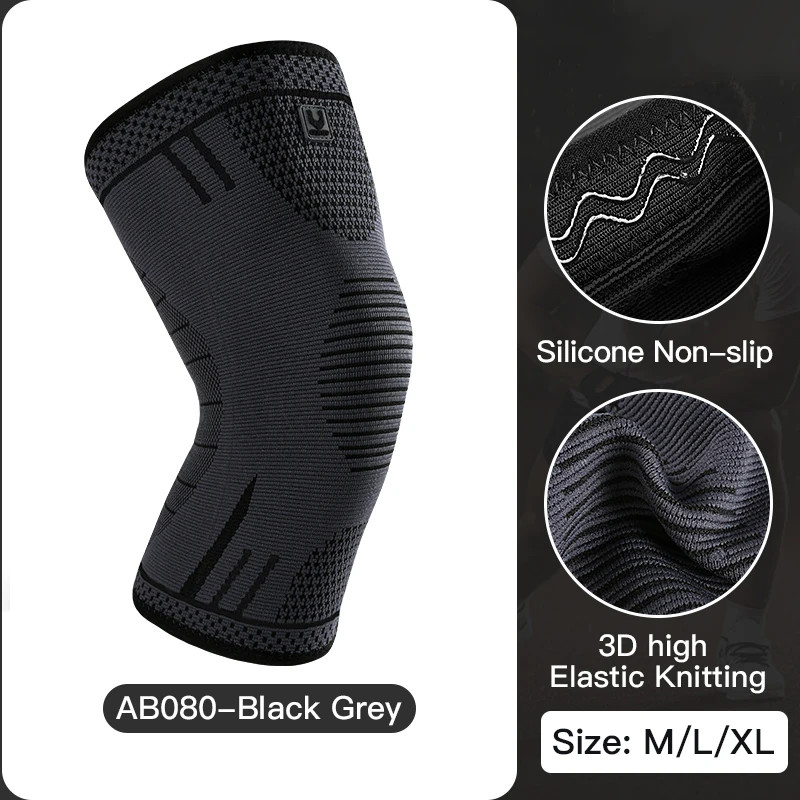 Professional Knee Support Compression Knee Sleeve anti Slip Silicone Knee Braces