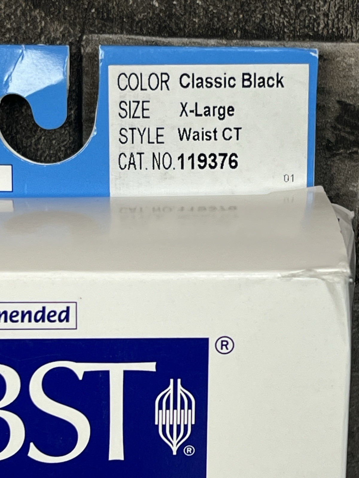 JOBST UltraSheer Waist High Pantyhose Closed Toe 15-20mmHg (Classic Black) X-Lar