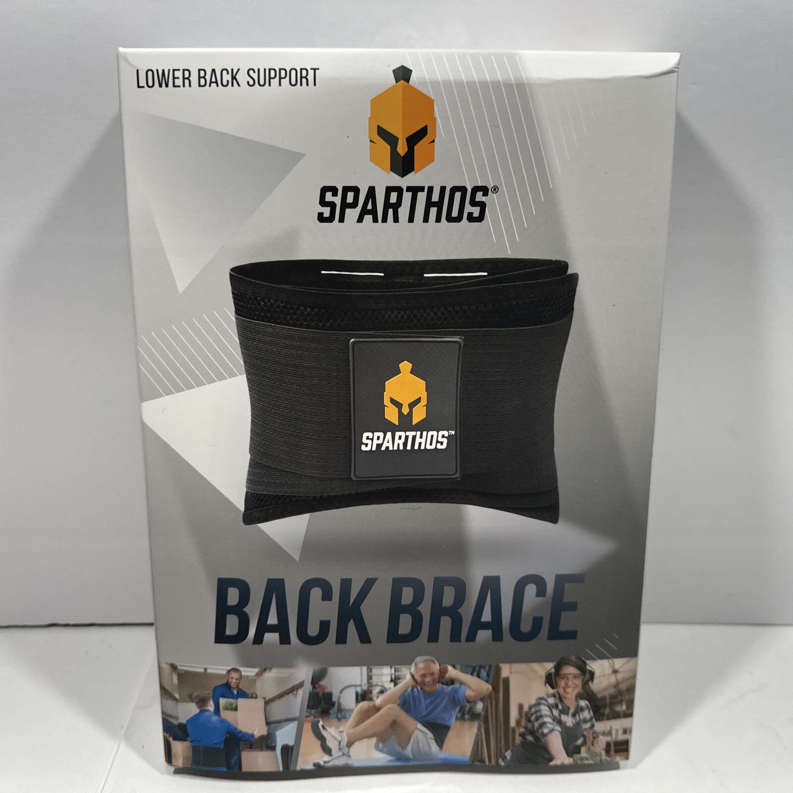 Sparthos Back Brace for Lower Back Pain – Immediate Relief from Sciatica SMALL