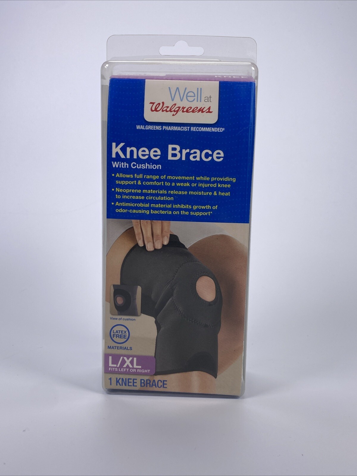 Knee Brace With Cushion Size L/XL