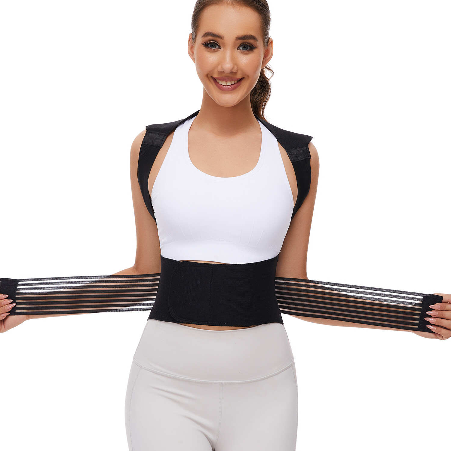 MAGNETIC Posture Corrector Back Brace Men Women Lumbar Shoulder Support Belt US