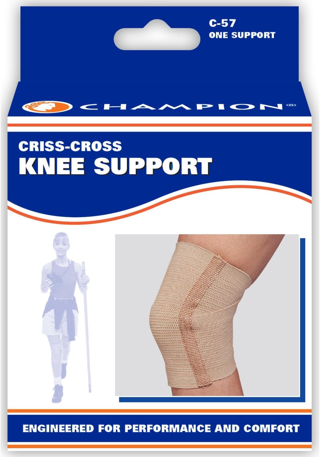 Champion Criss-cross Knee Support C-57 Large