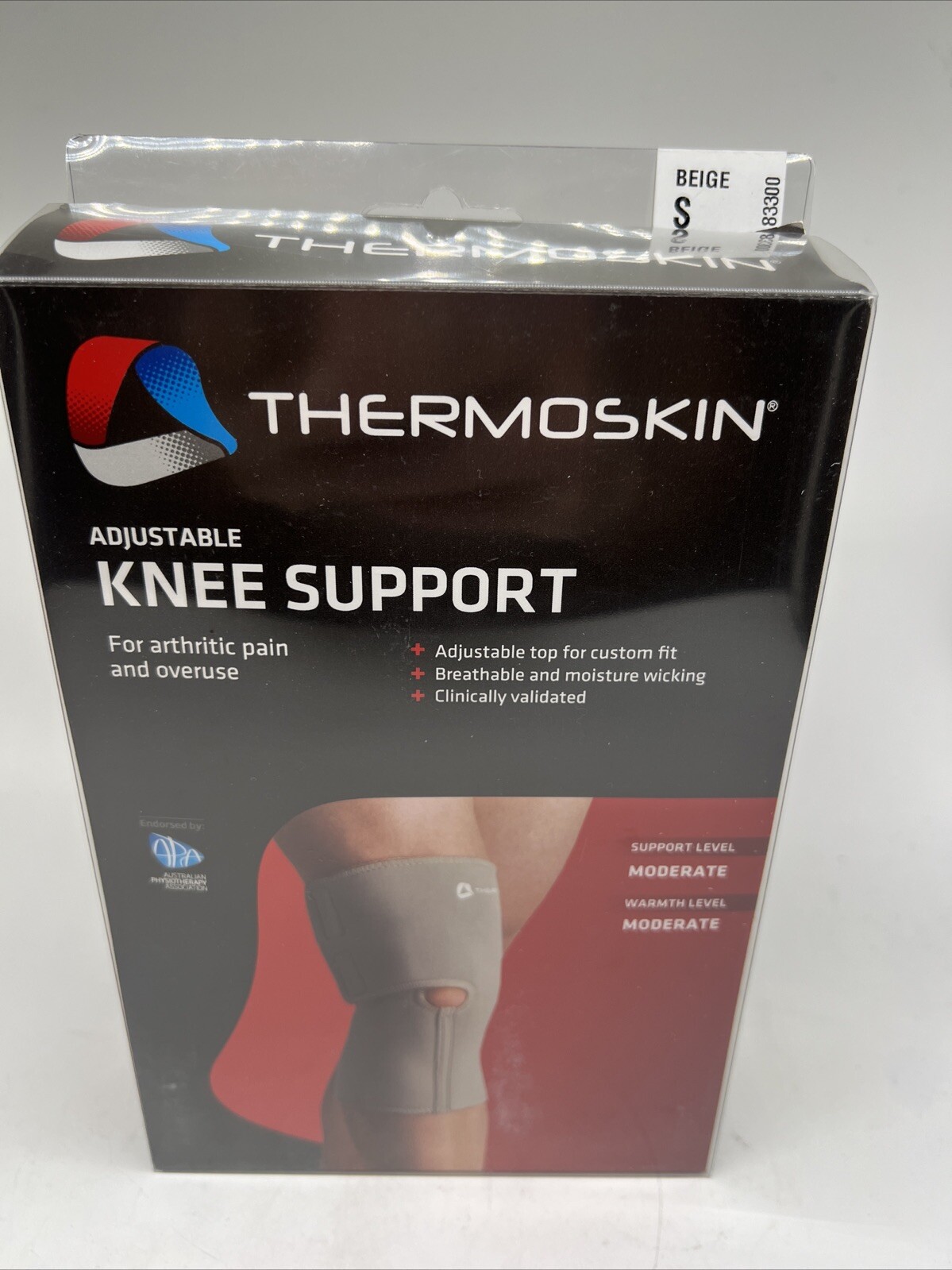 Thermoskin Small Adjustable Knee Support Knee Wrap Arthritis Moderate 12-13″