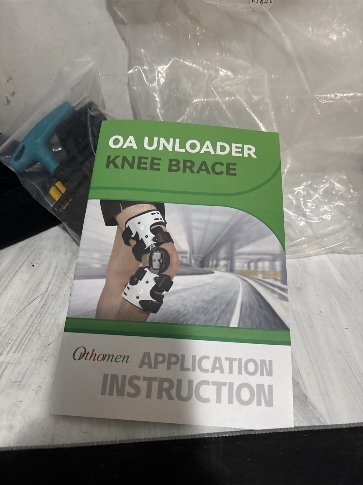 Orthomen OA Unloader Knee Brace Right Pain Relief Support NEW! One Size