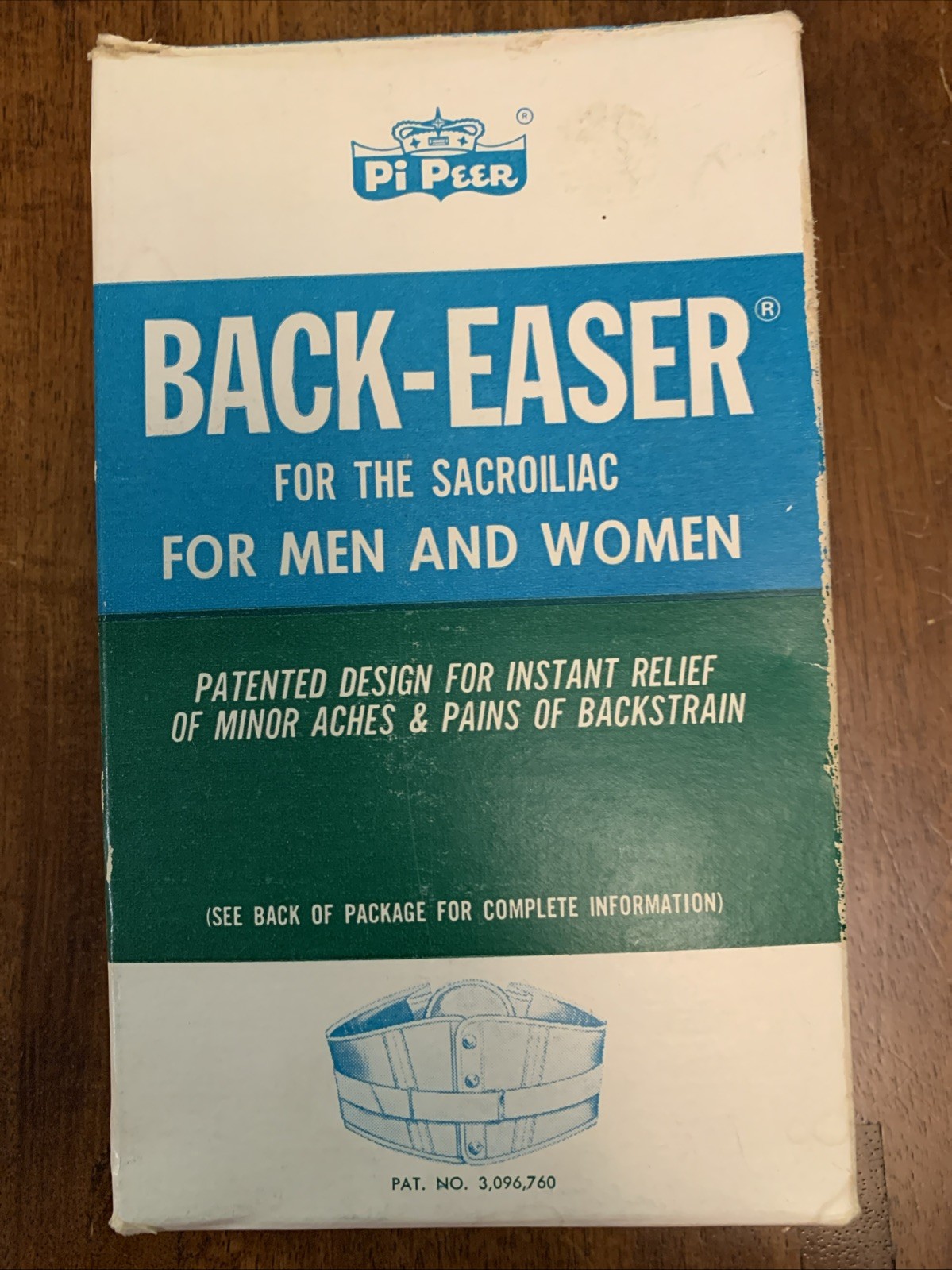 PI PEER VINTAGE BACK – EASER FOR MEN & WOMEN W/ BOX SMALL