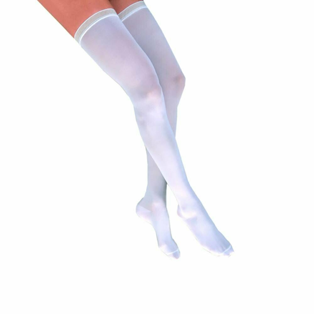 Jobst Anti-Embolism Closed Toe Thigh Highs w/Silicone Band – Choose Size