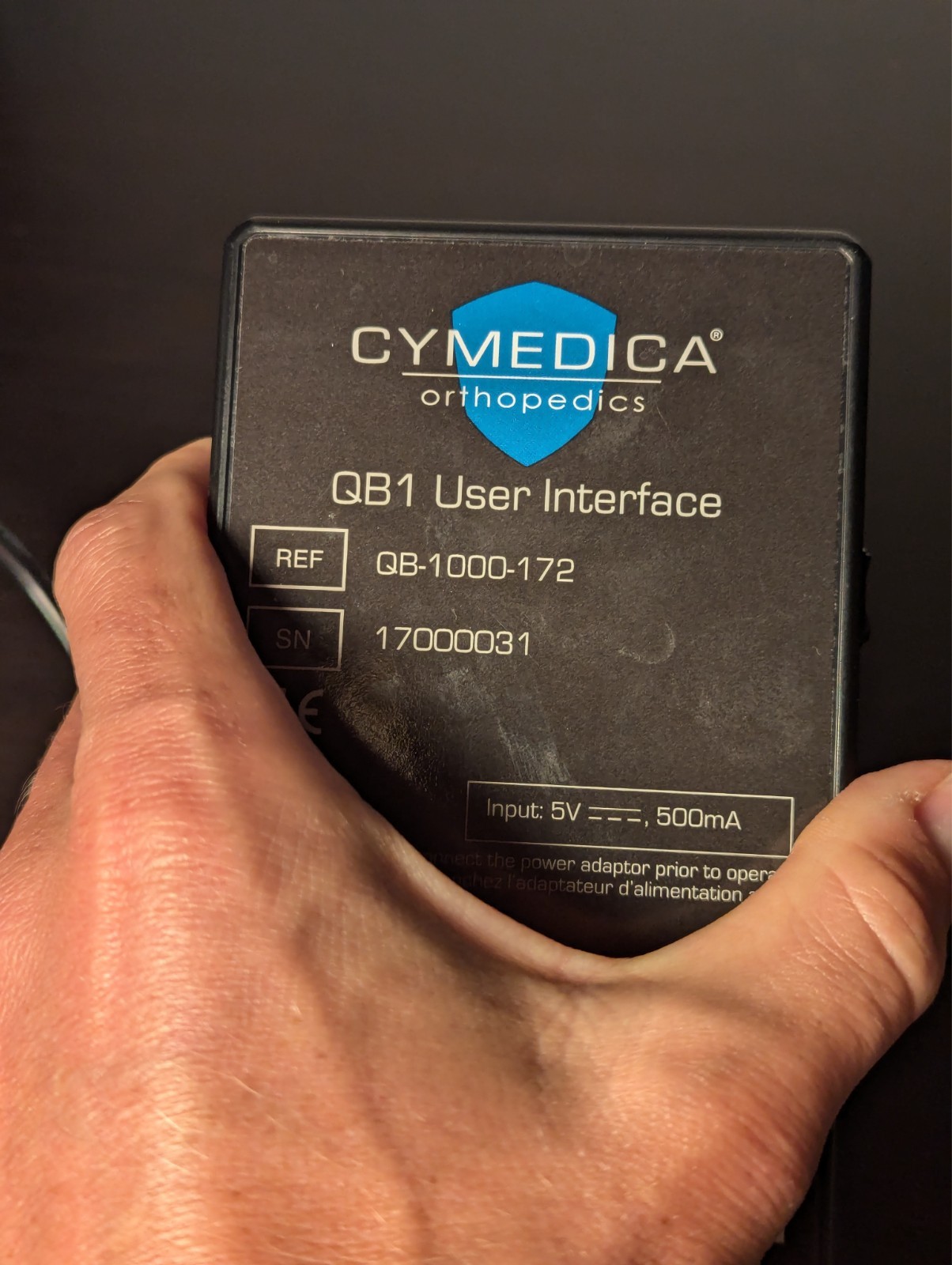 CyMedica Orthopedics QB1 Rehabilitation System Remote ONLY – Electronic Remote