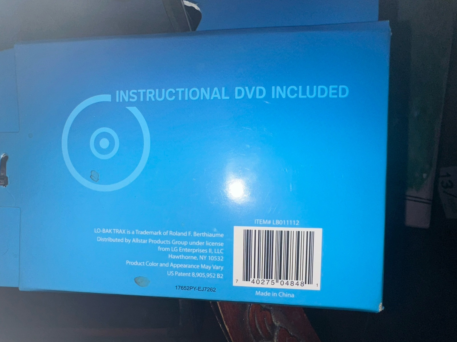 Lo-Bak Trax Portable Spinal Traction Device w/ Instructional DVD AS SEEN ON TV