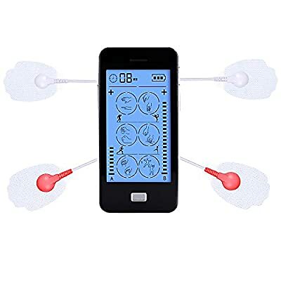 Muscle Stimulator Tens Unit 24 Modes Touch Screen [Lifetime Warranty] EMS Pulse