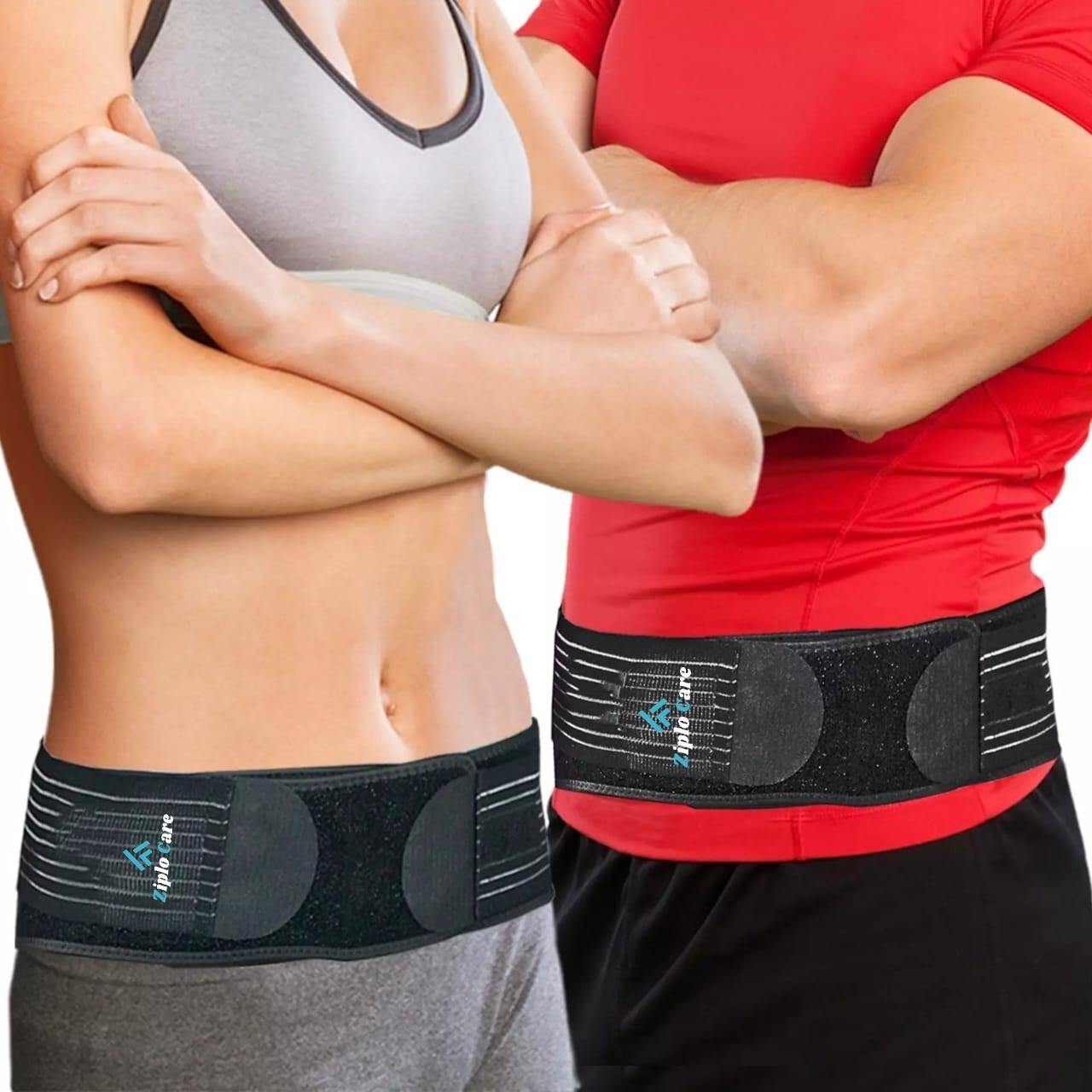 Ziplocare Sacroiliac SI Joint Hip Belt for Men and Women Ventilate Support Brace