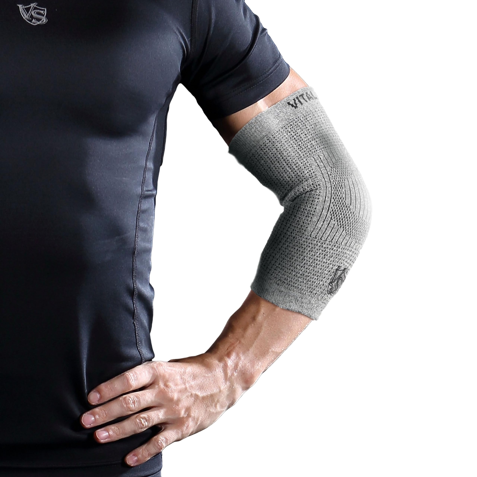 Fitness Mild Compression Support Elbow Sleeve Brace for Joint Protection Small