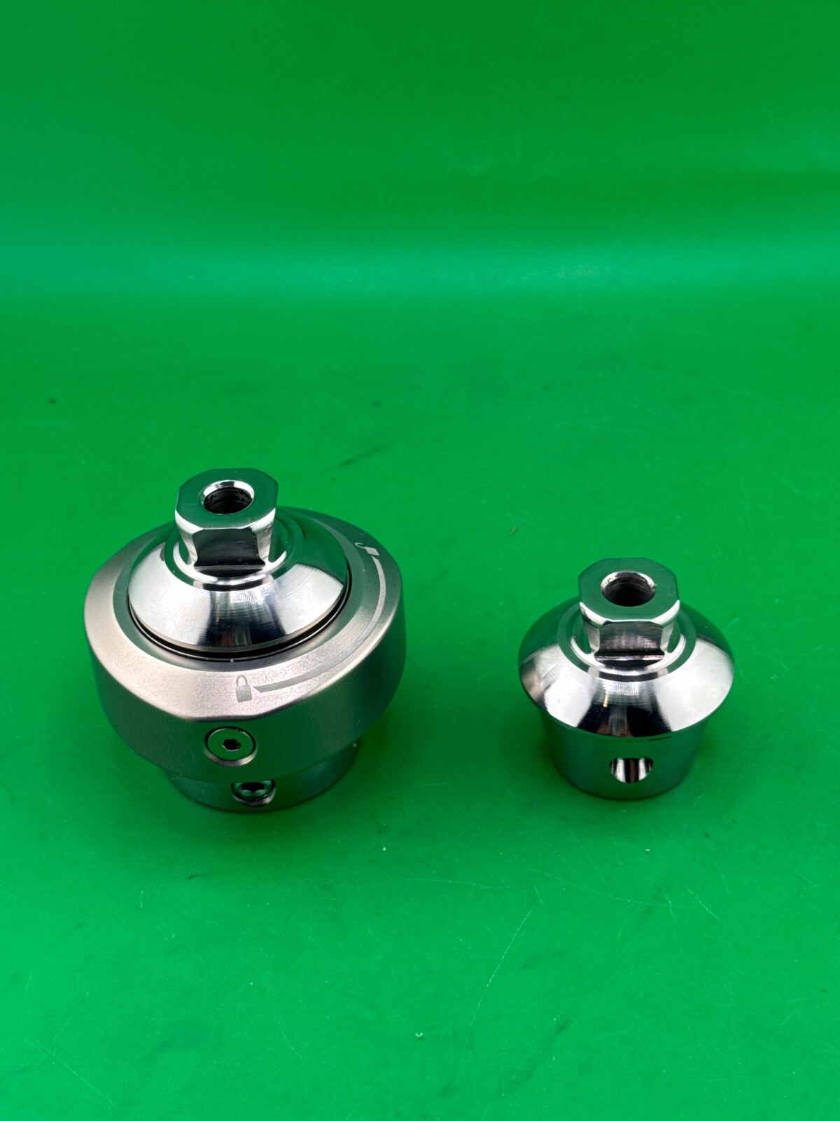 Prosthetic quick change release adapter w/ extra male pyramid insert. New