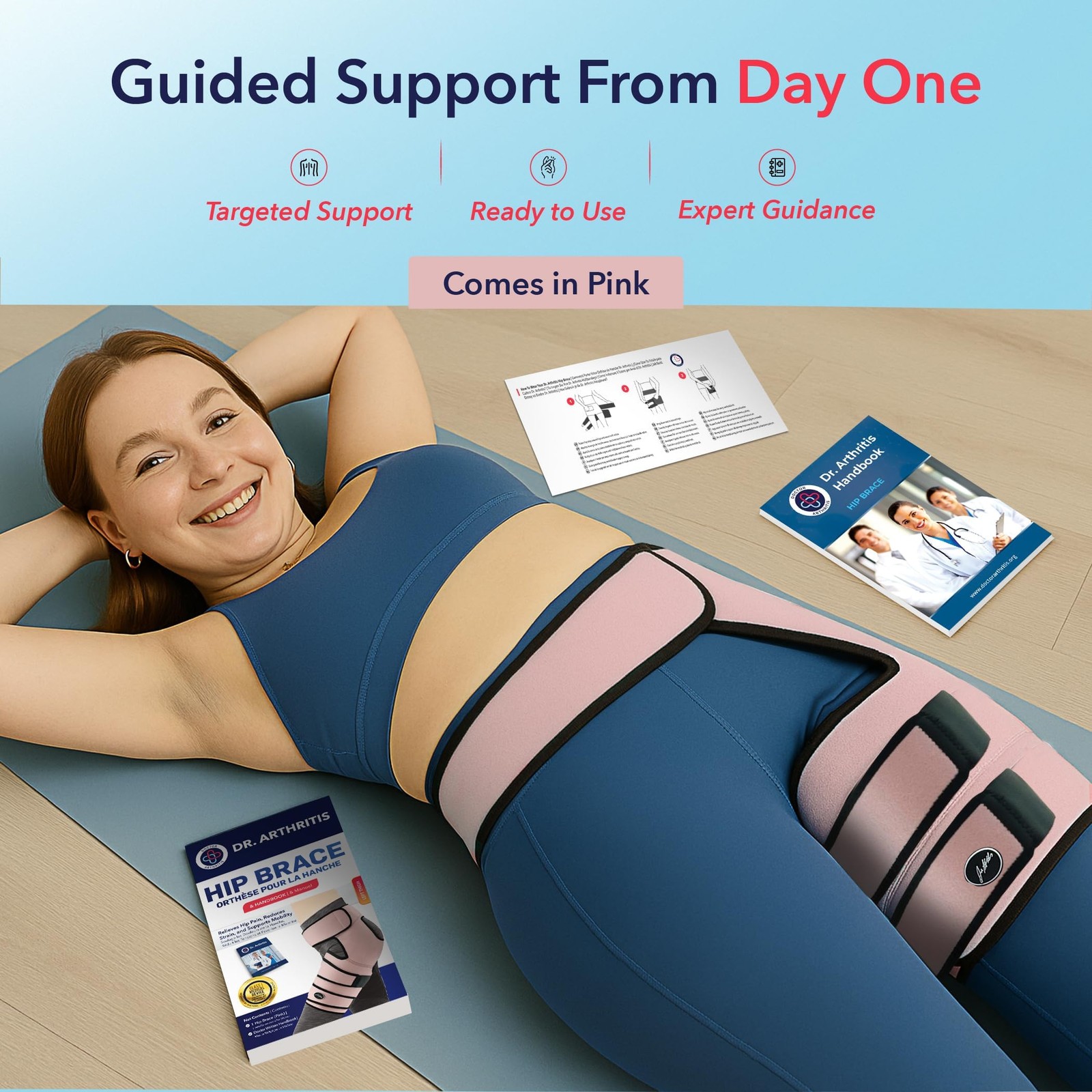 Dr. Arthritis Hip Brace, Adjustable Sciatic Nerve Brace & Stabilizer for Pull…