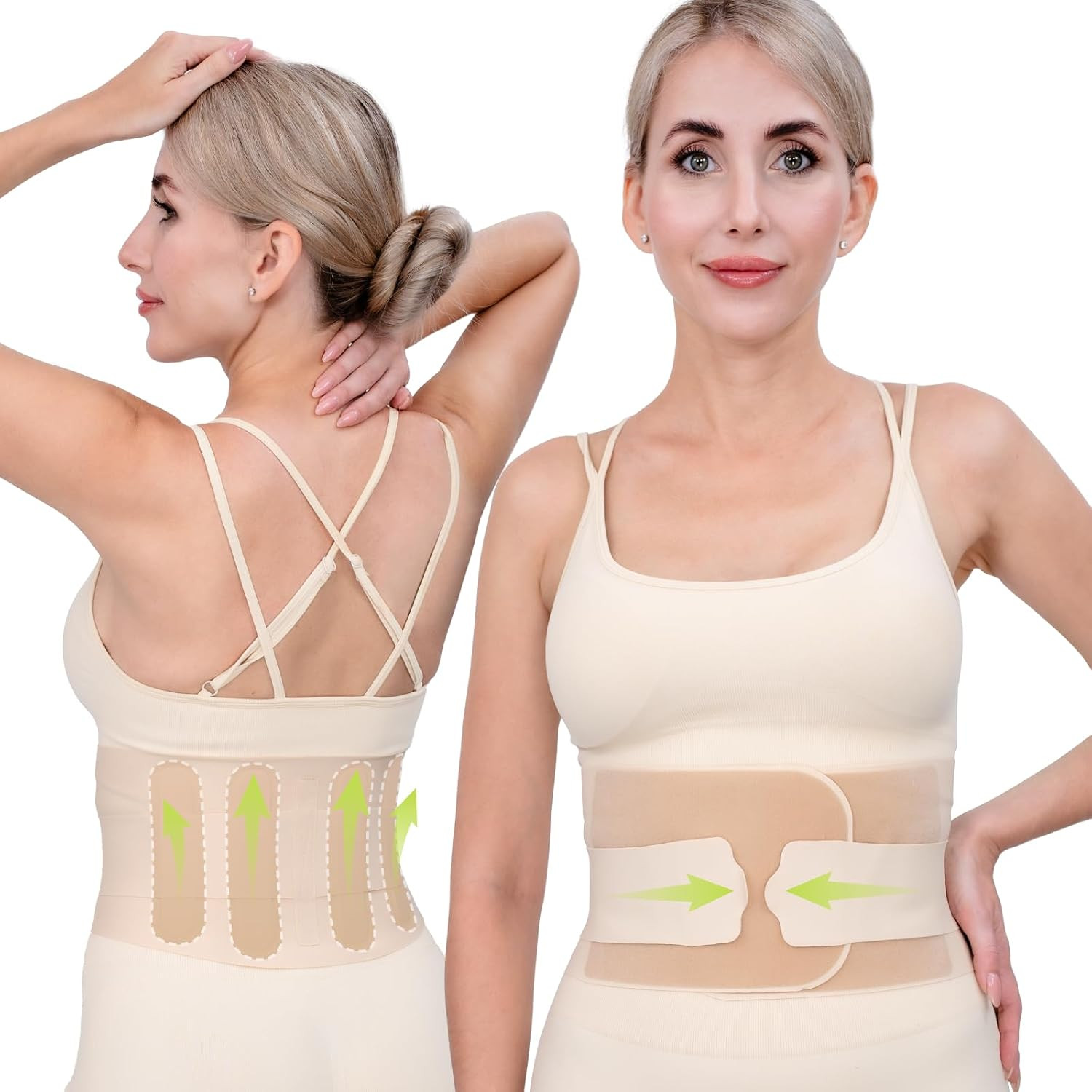 Back Brace for Men Lower Back, Ultra-Thin Back Support for Women, Lightweight Br