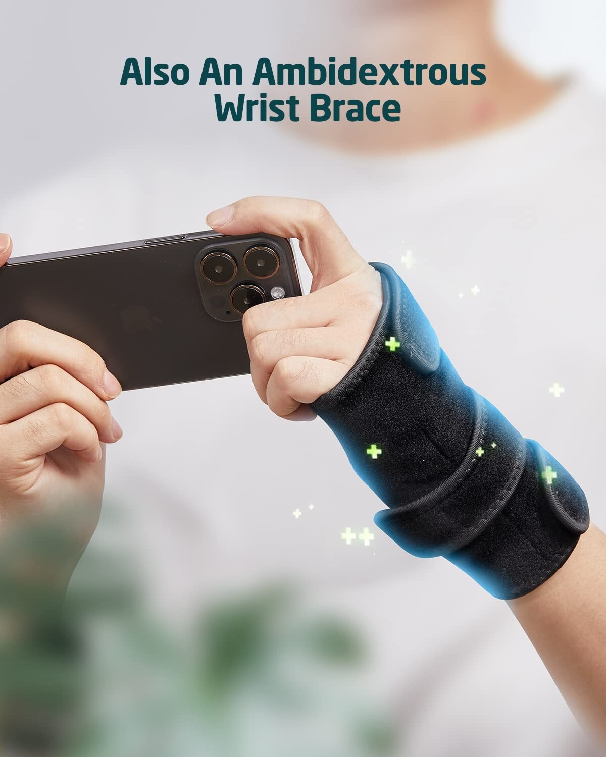 1 Pair Left Right Wrist Splint Support Brace Carpal Tunnel Hand Sprain Arthritis