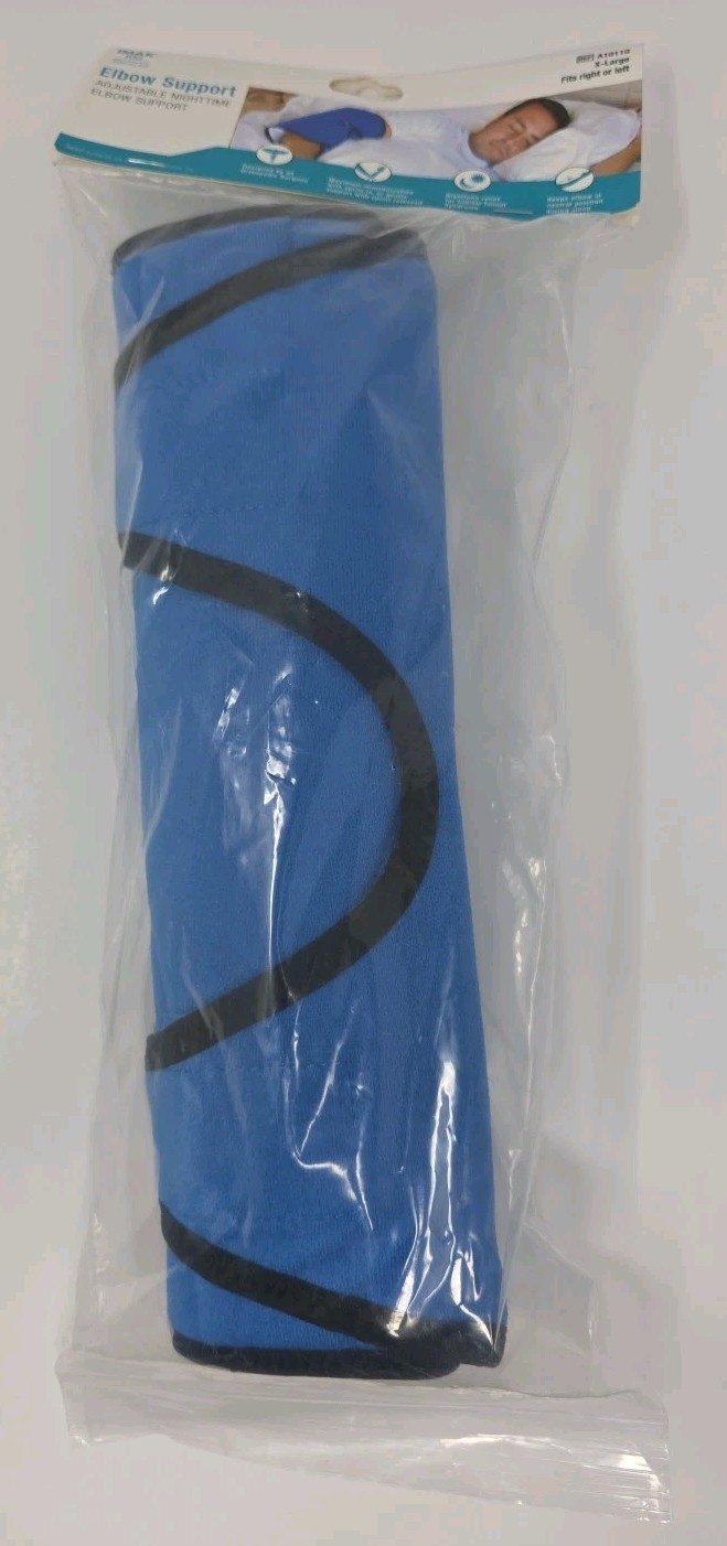 Brownmed IMAK RSI Elbow Support Brace – Blue NEW Adjustable Night-time X-Large