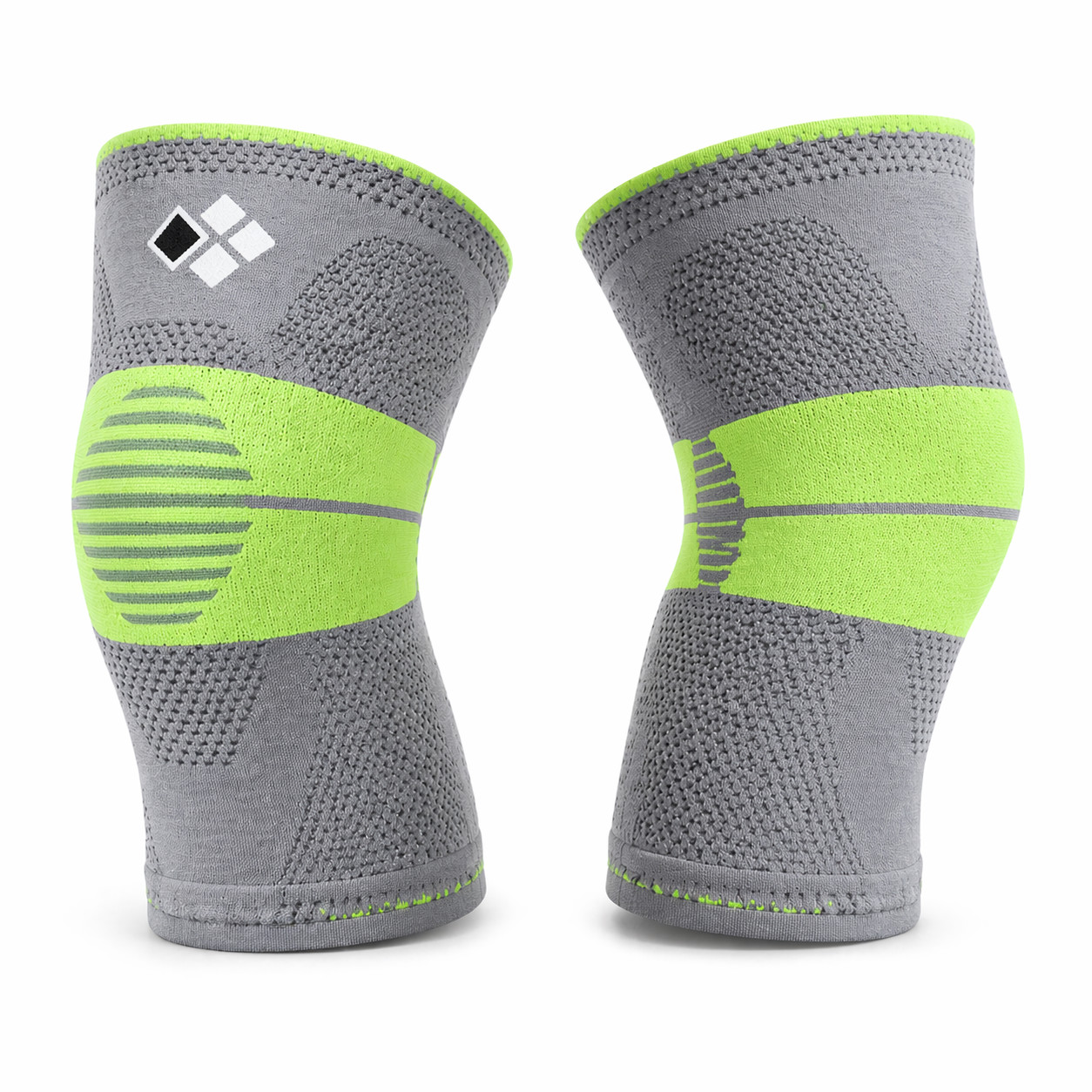 Knee Compression Sleeves (Pair) Support Running Gym Pain Joint Relief Arthritis
