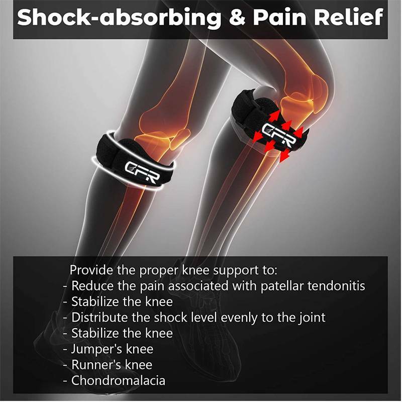 CFR Knee Support Strap Sleeve Brace Patella Tendon Stabilizer Pain Relief Sports