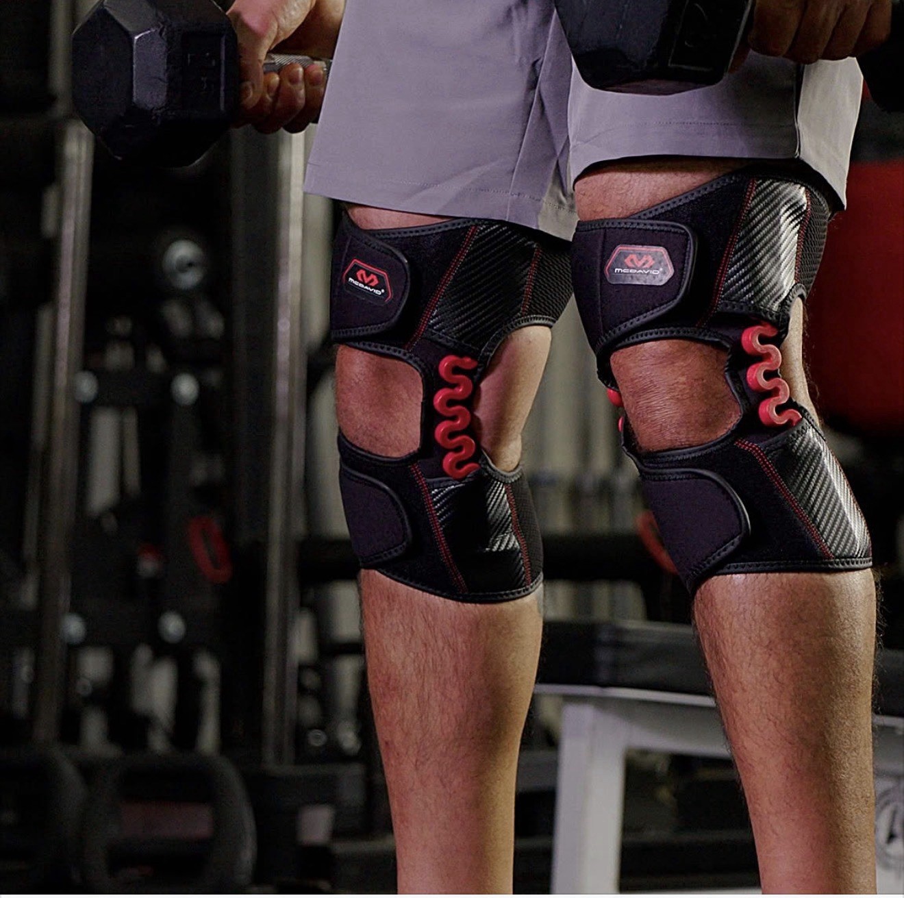 Mcdavid Level 3,Knee over wrap Brace with Hinges joint size X-Large 17-19