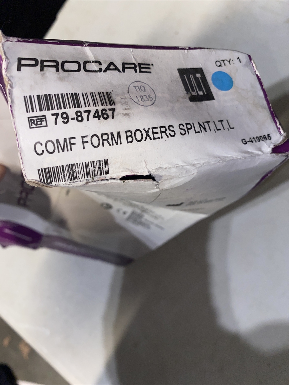 DonJoy Procare Comfort Form Boxer’s Splint – Left LT L Large 79-87467