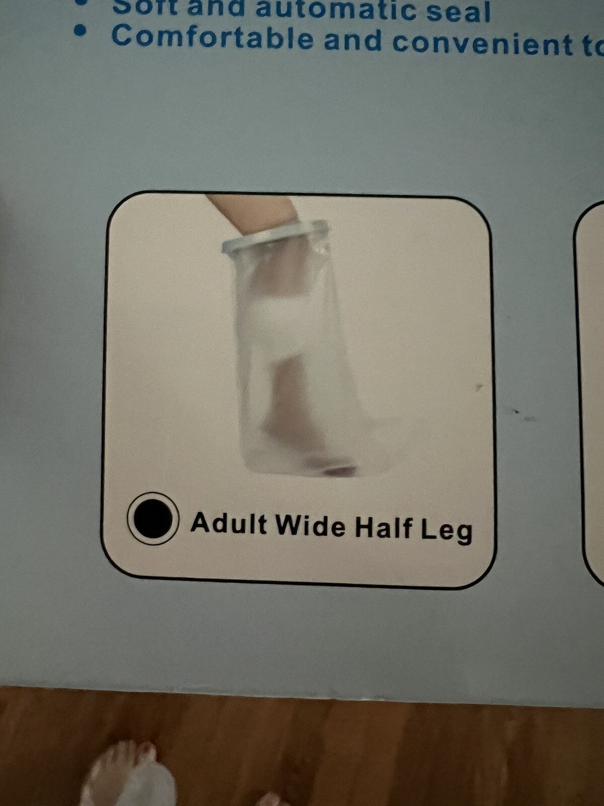 KEEFITT WATERPROOF FULL LEG CAST/WOUND COVER NEW IN BOX
