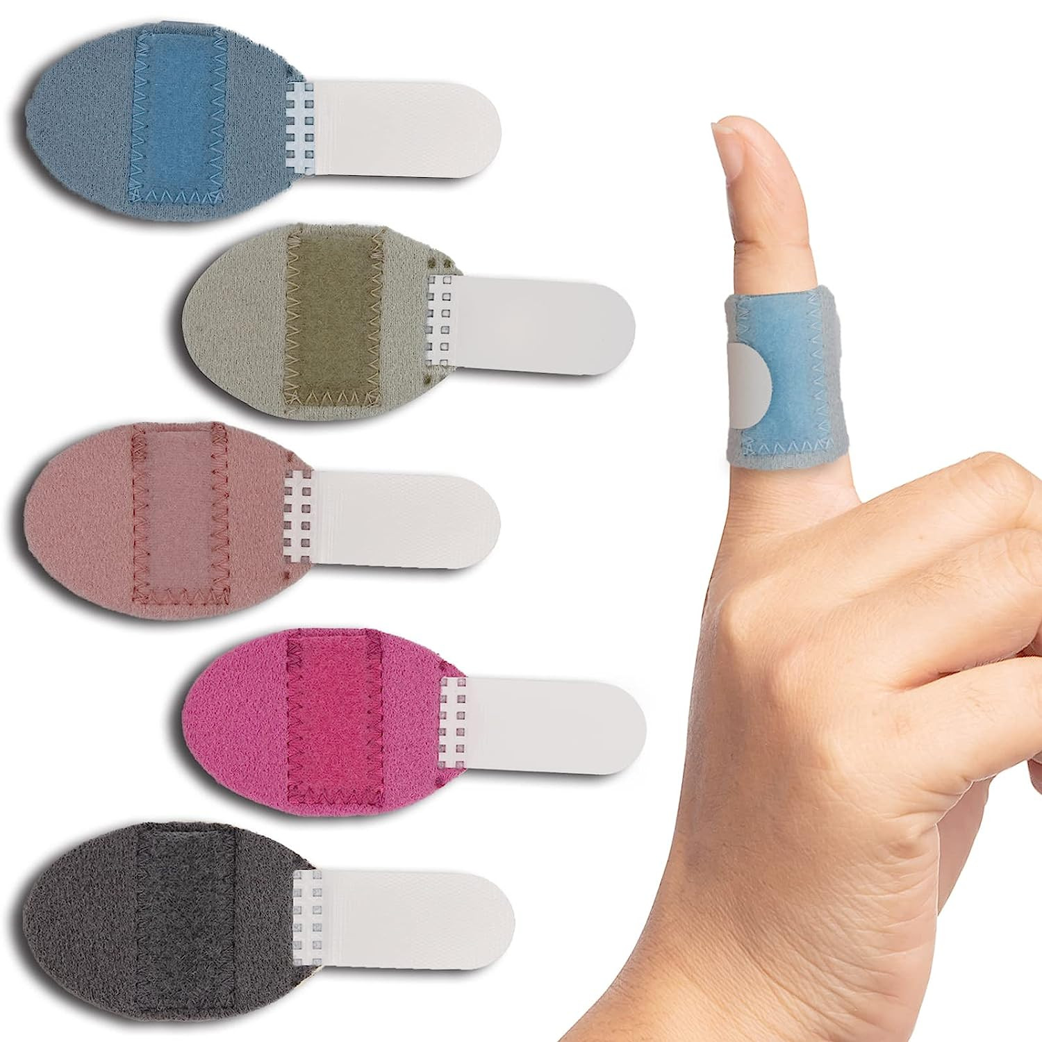 “Ultimate Finger Support Kit: 5 Single Strap Finger Splints for Trigger Finger R