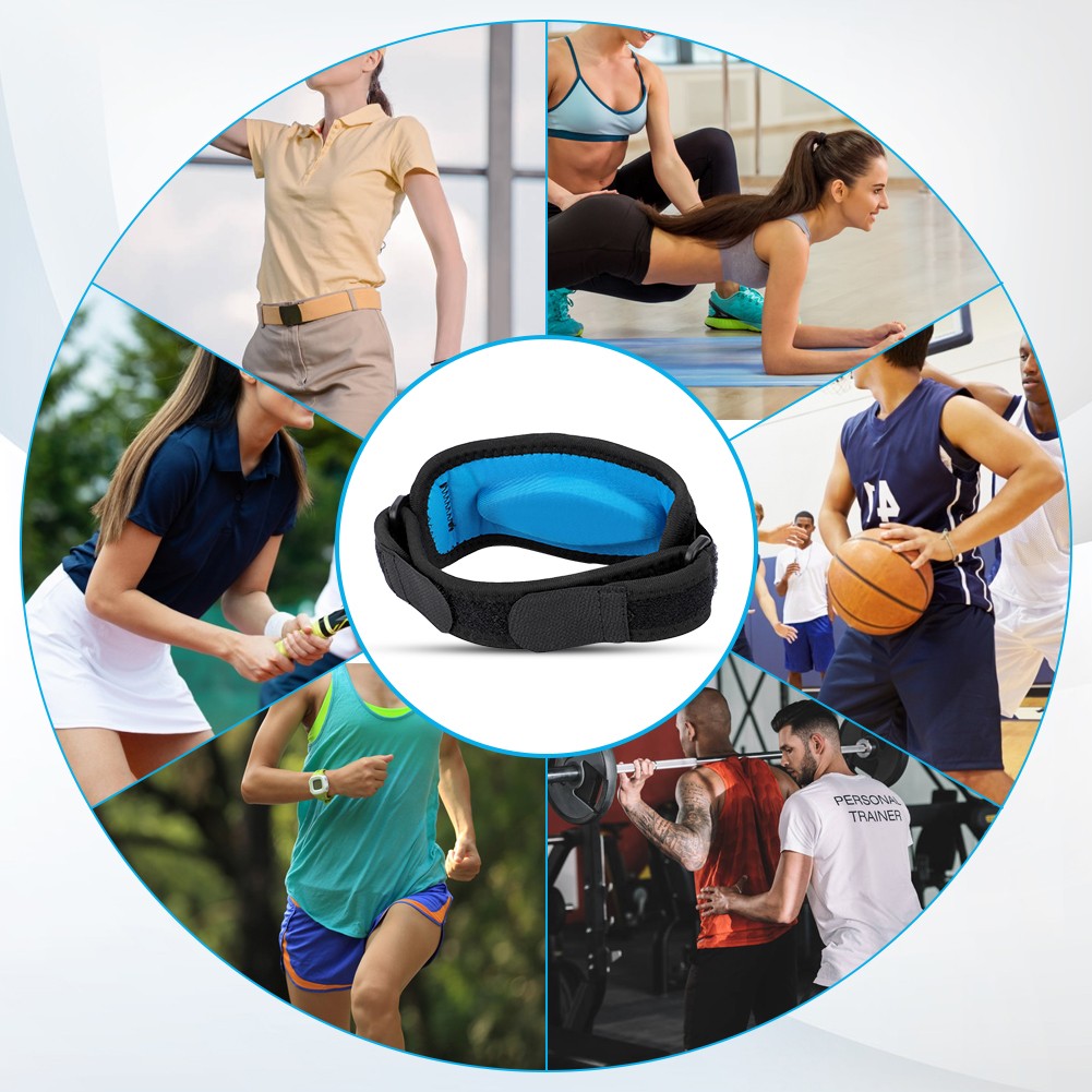 Adults Elbow Support Brace Protector Pad Guard Strap For Tennis Outdoor Spor CX4